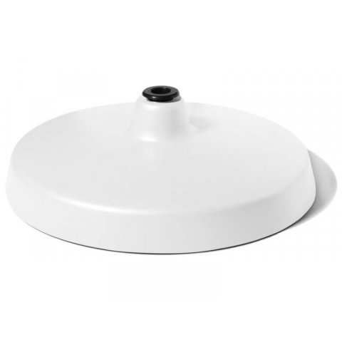 Luxo L-1 desk lamp, weighted desk base TABLE FOOT, round, ø 210 mm, white, satin finish