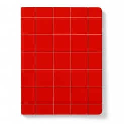 Nuuna Notebook Break the Grid, L, 165 x 220 mm, griglie varie, rosso
