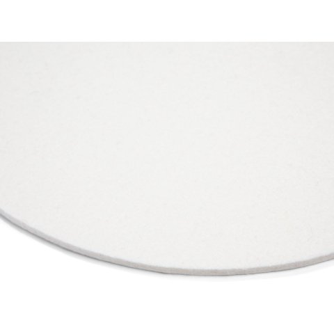 Felt seat cushion, round round, ø 330 mm, white