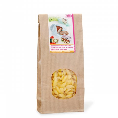 Bio Bienenwachs Pastillen, Lebensmittelqualität ungebleicht, gelblich, Schmelzpunkt: 65 °C, 100 g