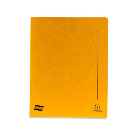 Exacompta Karton-Ringbuch, 2 Ringe 250 x 320 für DIN A4, gelb