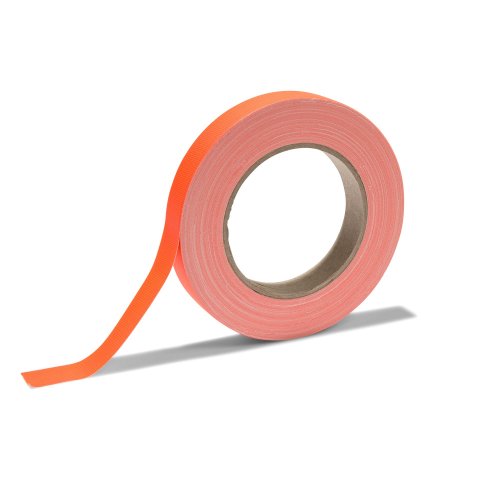 Gewebeband ''Gaffa'', matt, neonfarben 19 mm x 25 m, neonorange