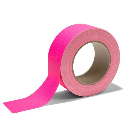 Gewebeband ''Gaffa'', matt, neonfarben 50 mm x 25 m, neonpink
