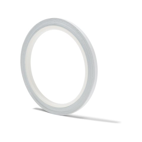 Cinta adhesiva de color opaca, mate b = 5 mm, 10 m, blanco (010), RAL 9003
