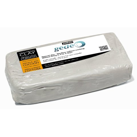 Gedeo modeling clay 1,5 kg-packet white