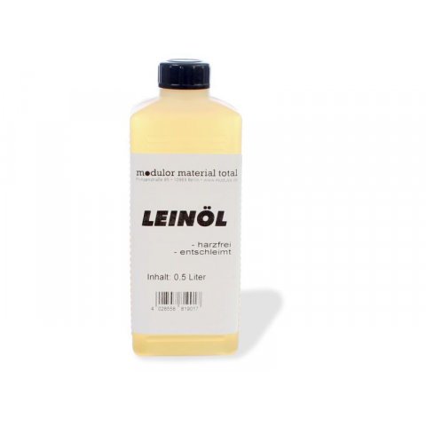 Modulor Leinöl Kunststoffflasche 500 ml