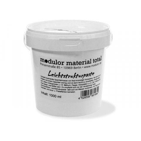 Modulor Leichtstrukturpaste Kunststoffeimer 1000 ml