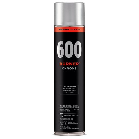 Molotow Sprühlack Burner 600 Dose 600 ml, chrom