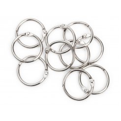 Binder ring, nickel-plated