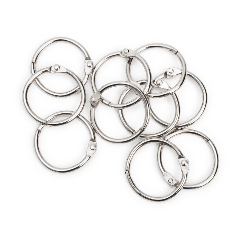 Binder ring, nickel-plated