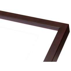 Marco de madera con clips Moritz S, 29,7 x 42 cm, marrón (comparar madera de aliso)