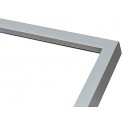 Interchangeable picture frame, wood, Moritz S, 20 x 20 cm, light grey (RAL 7045)
