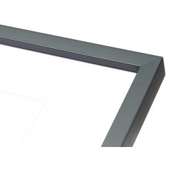Interchangeable picture frame, wood, Moritz S, 20 x 20 cm, basalt grey (RAL 7012)