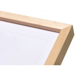 Interchangeable picture frame, wood, Moritz S, 30 x 30 cm, basswood, untreated
