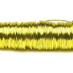 Lackdraht metallic, ungerichtet, ø 0,3 mm, l = 50 m, gelb