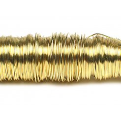 Lackdraht metallic, ungerichtet, ø 0,3 mm, l = 50 m, gold