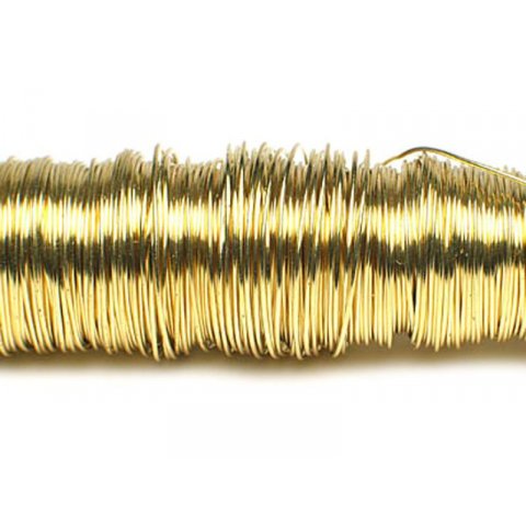Lackdraht metallic, ungerichtet ø 0,3 mm, l = 50 m, gold
