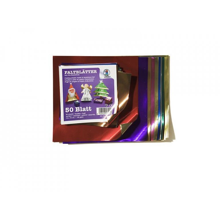 Origami aluminium foil folding sheets