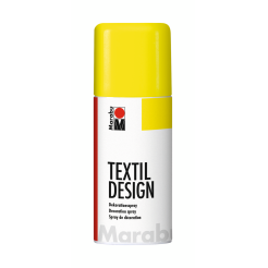 Marabu TextilDesign Sprühfarbe für Textilien, Dose 150 ml, neon-gelb (321)
