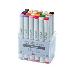 Copic Sketch Sets, Set of 24, starter set in wallet