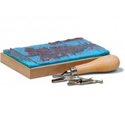 Factis artist carving block (stamp)  (blue)