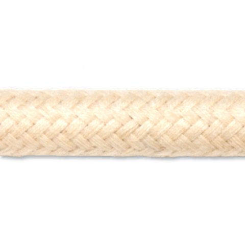 Textile cable, round 3 x 0,75, natural cotton