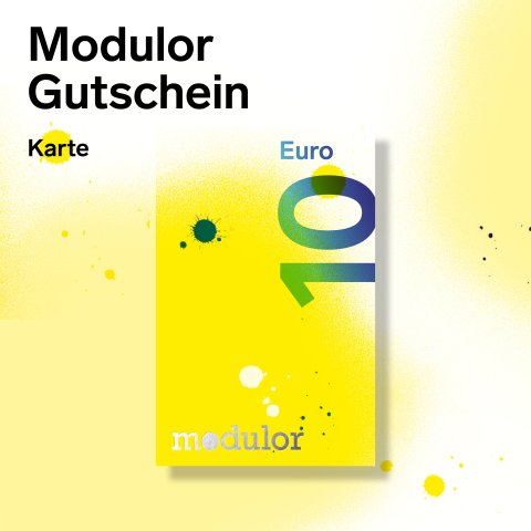 Modulor Gutschein 10 EURO (Karte)