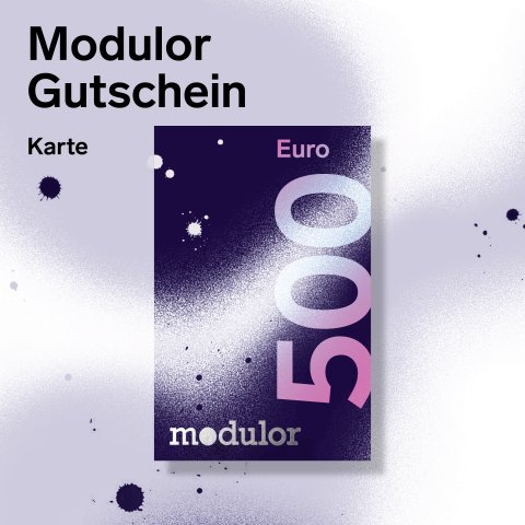 Modulor Gutschein 500 EURO (Karte)