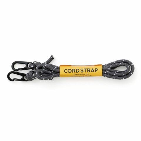 Carry Tite shoulder strap 5 mm x 1.2m, with 2 carabiners, gray