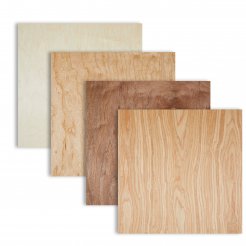 Paper-backed veneer, single-sided