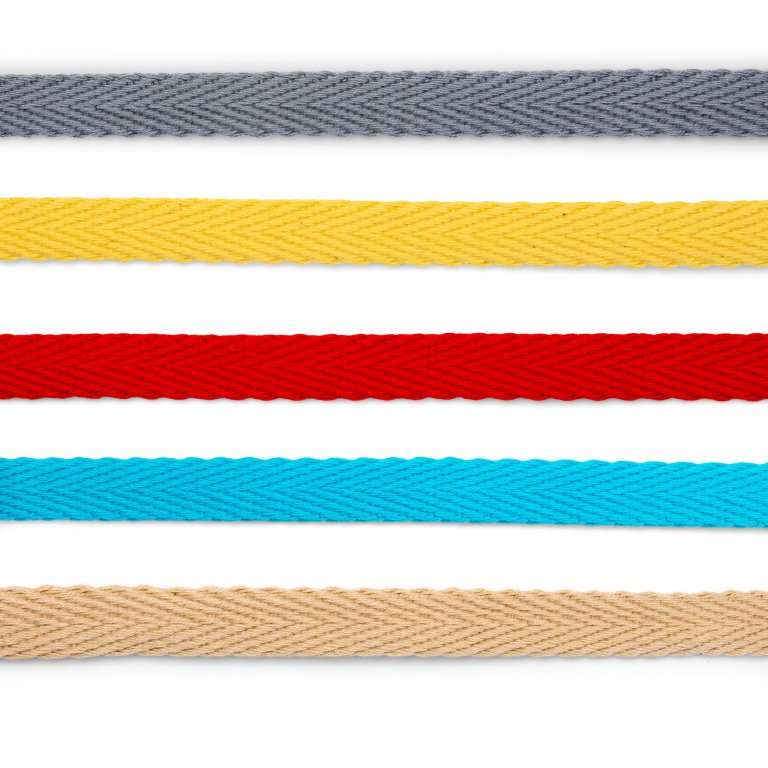 Cordone piatto intrecciato, cotone