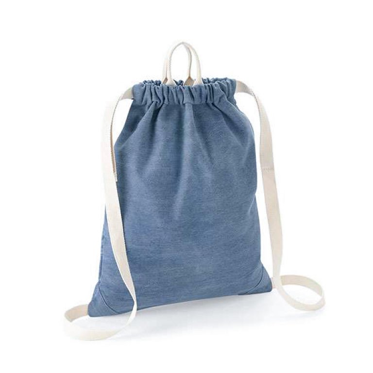 Baumwoll-Turnbeutel Denim