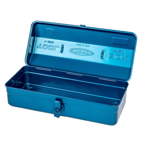 Toyo steel tool box Y-350 350 x 110 x 150 mm, blue sheet steel
