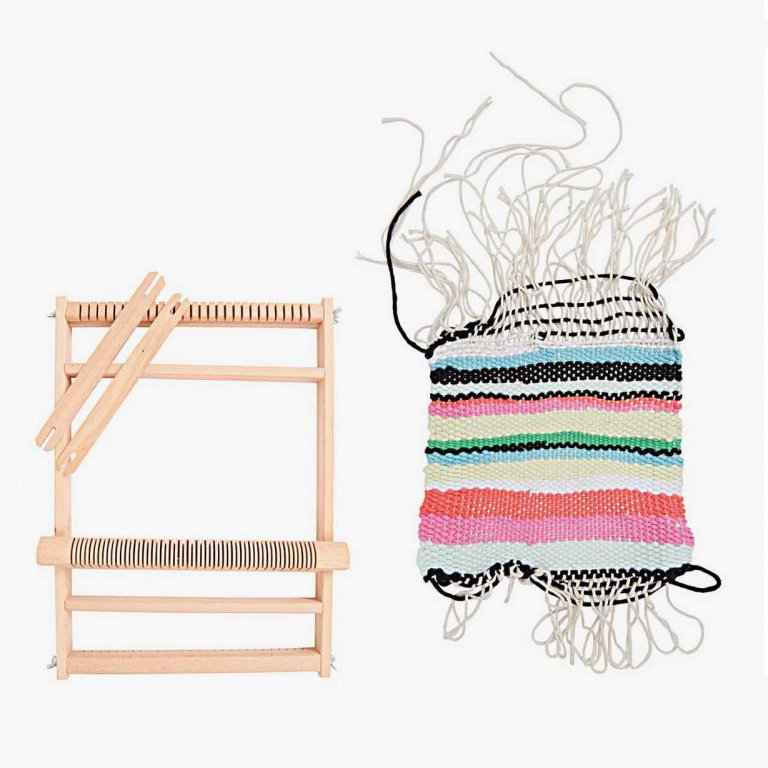 School weaving frames, untreated, set
