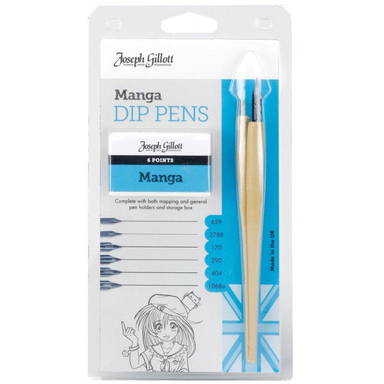 Joseph Gillot manga drawing pen set