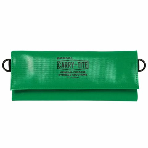 Carry Tite bolsa portautensilios, mediana 20 x 16 x 1 cm, con cierre de velcro, verde