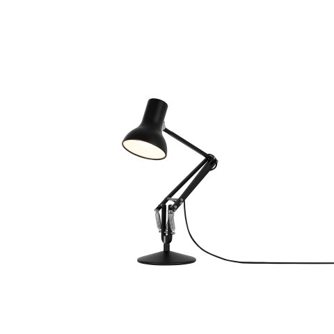 Arbeitsplatzleuchte Anglepoise Type 75 Mini für ESL bis 15 W, LED bis 6 W, schwarz