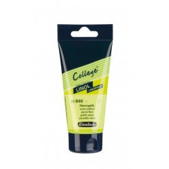 Schmincke Linoldruckfarbe College Linol, Kunststofftube 75 ml, Neongelb (840)
