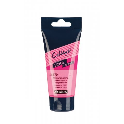 Schmincke Linoldruckfarbe College Linol Kunststofftube 75 ml, Neonmagenta (870)