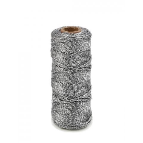 Flashy gift cord ø approx. 1.5 mm, l = 25 m, silver