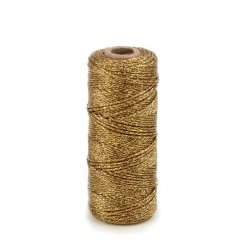 Flashy Geschenkkordel, ø ca. 1,5 mm, l = 25 m, gold