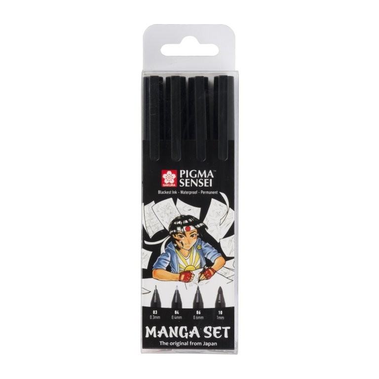 Sakura Pens Pigma Sensei, Manga Set