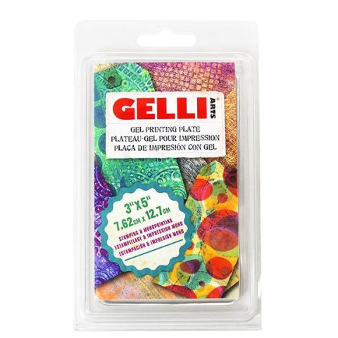 Gelli Arts Gel Printing Plate for Monoprints transparent, 76 x 127 mm