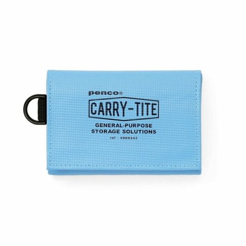 Carry Tite utensil bag, small 14 x 10 x 1 cm, with Velcro fastener, light blue