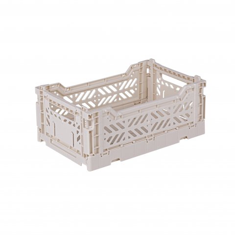 Aykasa Klappkiste, Mini 27 x 17 x 11 cm, PP, coconut milk