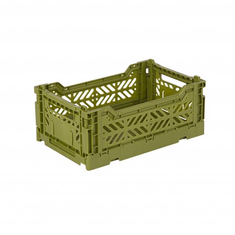 Aykasa Klappkiste, Mini 27 x 17 x 11 cm, PP, olive