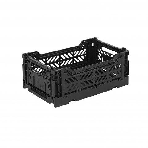 Aykasa Klappkiste, Mini 27 x 17 x 11 cm, PP, black