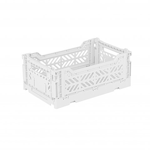 Aykasa Klappkiste, Mini 27 x 17 x 11 cm, PP, white