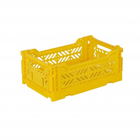 Aykasa Klappkiste, Mini 27 x 17 x 11 cm, PP, yellow
