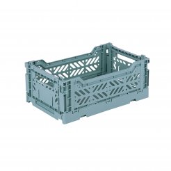 Aykasa Scatola pieghevole, mini, 27 x 17 x 11 cm, PP, verde acqua